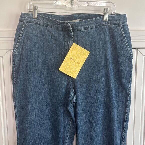 Denim&Co Blue Denim Trouser Jeans Plus Size - Picture 3 of 5